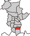 Localización da parroquia de Seivane de Vilarente