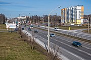 English: Partyzanski avenue. Minsk, Belarus Беларуская: Партызанскі праспект. Мінск, Беларусь Русский: Партизанский проспект. Минск, Беларусь