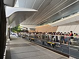 第五代中環總站月台（2022年8月）