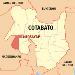 Kaart van Midsayap