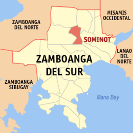 Sominot na Zamboanga do Sul Coordenadas : 8°2'29.57"N, 123°23'4.72"E