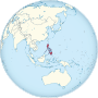 Vignette pour Fichier:Philippines on the globe (Philippines centered).svg