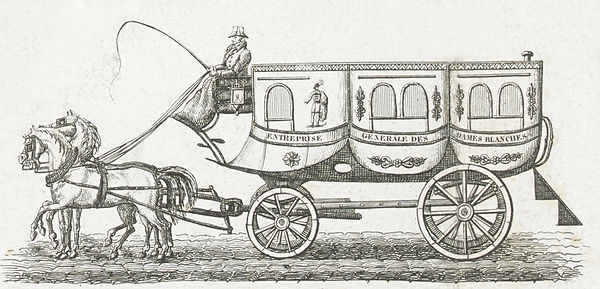 A Paris omnibus in 1828