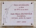 Plaque au no 15.