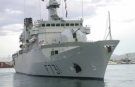 フランス海軍哨戒フリゲート2番艦プレリアルの画像