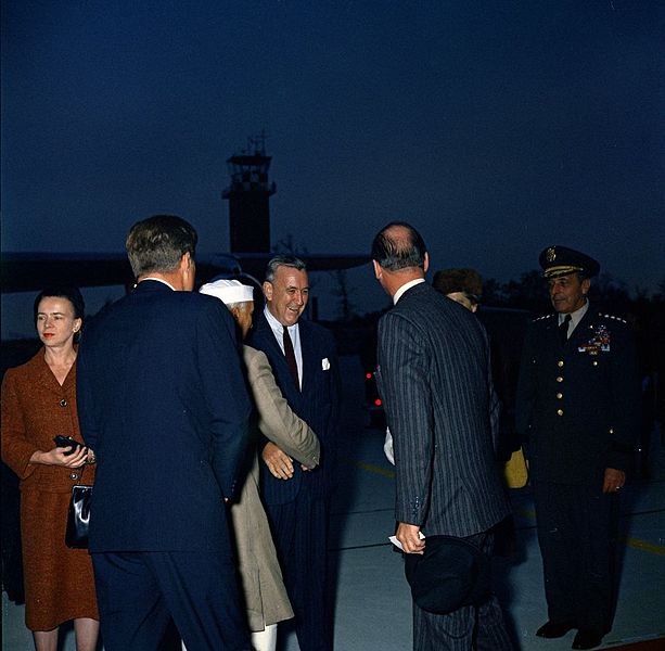 File:President John F. Kennedy and Prime Minister of India Jawaharlal Nehru Attend Arrival Ceremonies (color).jpg