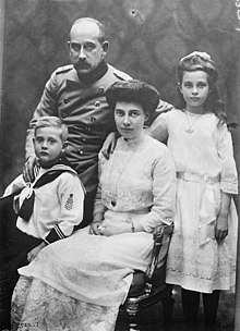 Max von Baden s rodinou