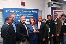 April 15, 2009 ~ Congresswoman Pelosi meets with members of San Francisco's Project Open Hand. Project Open Hand (4837967350).jpg