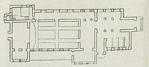 Plan of the first floor of the club