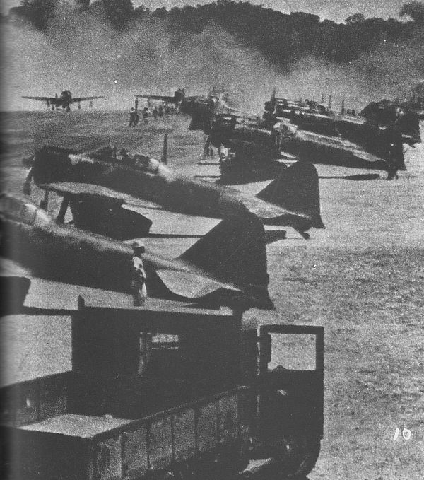 Japanese aircraft at Rabaul