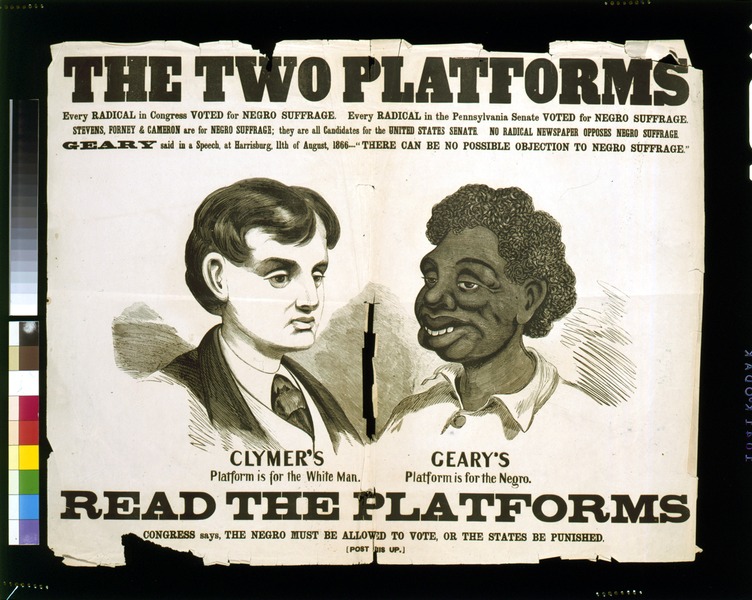 File:Racist poster "The two platforms", 1886.tif