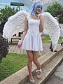 RaiRai as angel costume Rem at PF30 20190518g.jpg