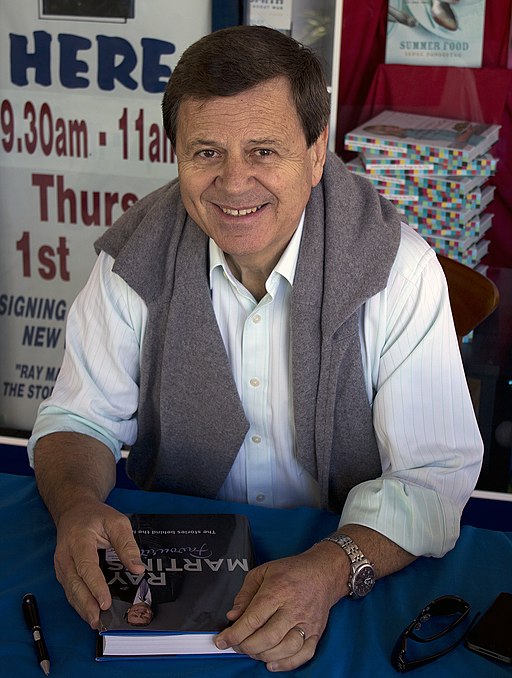 Ray Martin at an autographing session in Wagga Wagga