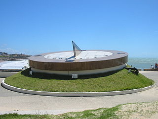 A sundial in Natal, (Brazil).