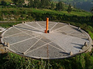 <span class="mw-page-title-main">Quitsato Sundial</span> Sundial in Cayambe, Ecuador