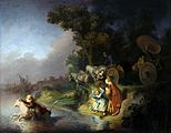 Die Entführung der Europa, Rembrandt, 1632, Öl auf Eichenholz, 64,6 × 78,7 cm, Getty Center, Los Angeles