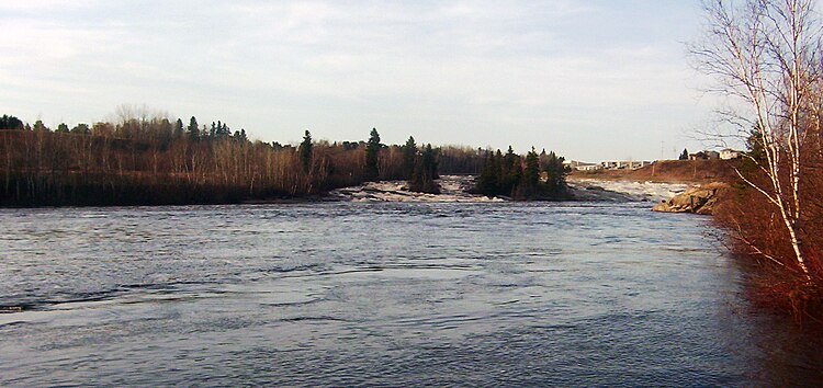 Rivière Mistassini à Dolbeau-Mistassini