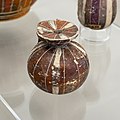 Round aryballos type football - vertical polychrome segments - Frankfurt AM β 243 - 01