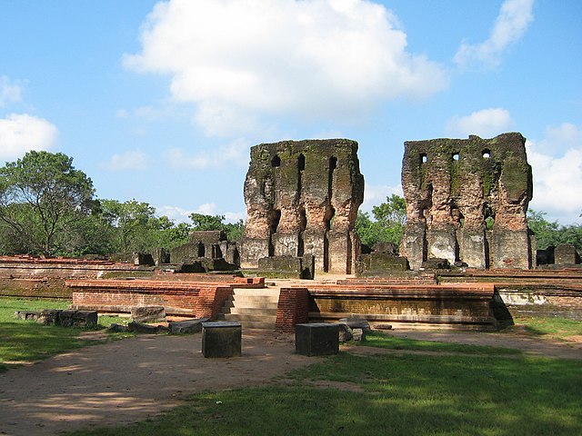 Ruins of the Royal palace of Polonnaruwa