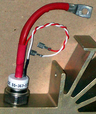 <span class="mw-page-title-main">Thyristor</span> Type of solid state switch