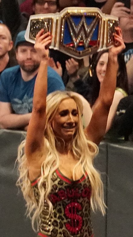 Carmella as the SmackDown Women's Champion