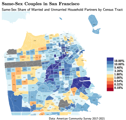 Map of Same-Sex Couples in San Francisco Same-Sex Couples in San Francisco (2017-2021).png