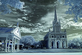 Nativity of Our Lady Cathedral, Bang Nok Khwaek Church in Bang Khonthi, Thailand