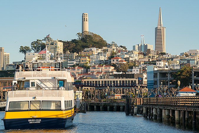 San Francisco from Forbes Island, pier 39