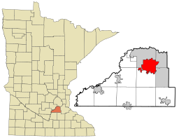 Prior Lake i Scott County och Minnesota