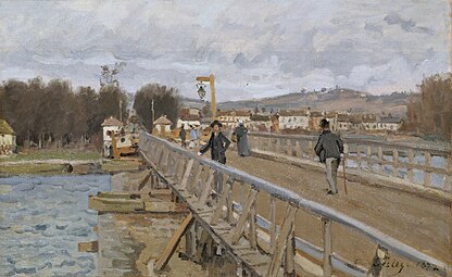 Passerelle d'Argenteuil (1872) Paris, musée d'Orsay.