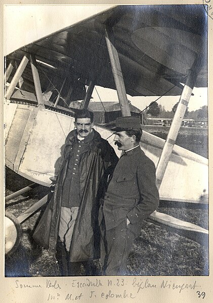File:Somme-Vesle. Biplan Nieuport 10. Les fréres M. et J. Colombe - Fonds Berthelé - 49Fi1874-39.jpg