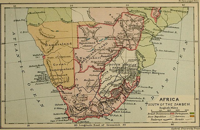 Hegoaldeko Afrika 1897an