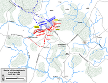 Attacks on the Laurel Hill line, May 8