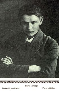 Balys Sruoga Lithuanian writer