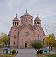 * Nomination St. Hakob Church of Gyumri, Armenia --Armenak Margarian 15:58, 21 October 2018 (UTC) * Decline  Oppose Needs a little perspective correction, but other than that kind of unsharp at edges, with a little distortion --Daniel Case 03:24, 30 October 2018 (UTC)