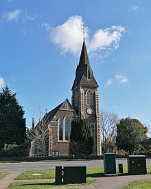 View from west of St James' church, Welland