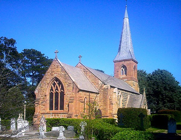 St John the Baptist Church, Reid, built in the 1840s, is the oldest building within Canberra's city precinct