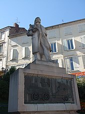 Monument de Marc Seguin tel qu'il était entre 1947 et 2017.