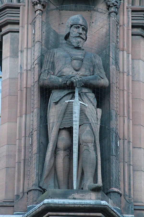 Statue of Douglas at the Scottish National Portrait Gallery