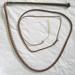 <span class="mw-page-title-main">Stockwhip</span> Type of whip