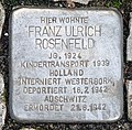 Franz Ulrich Rosenfeld, Helmstedter Straße 31, Berlin-Wilmersdorf, Deutschland