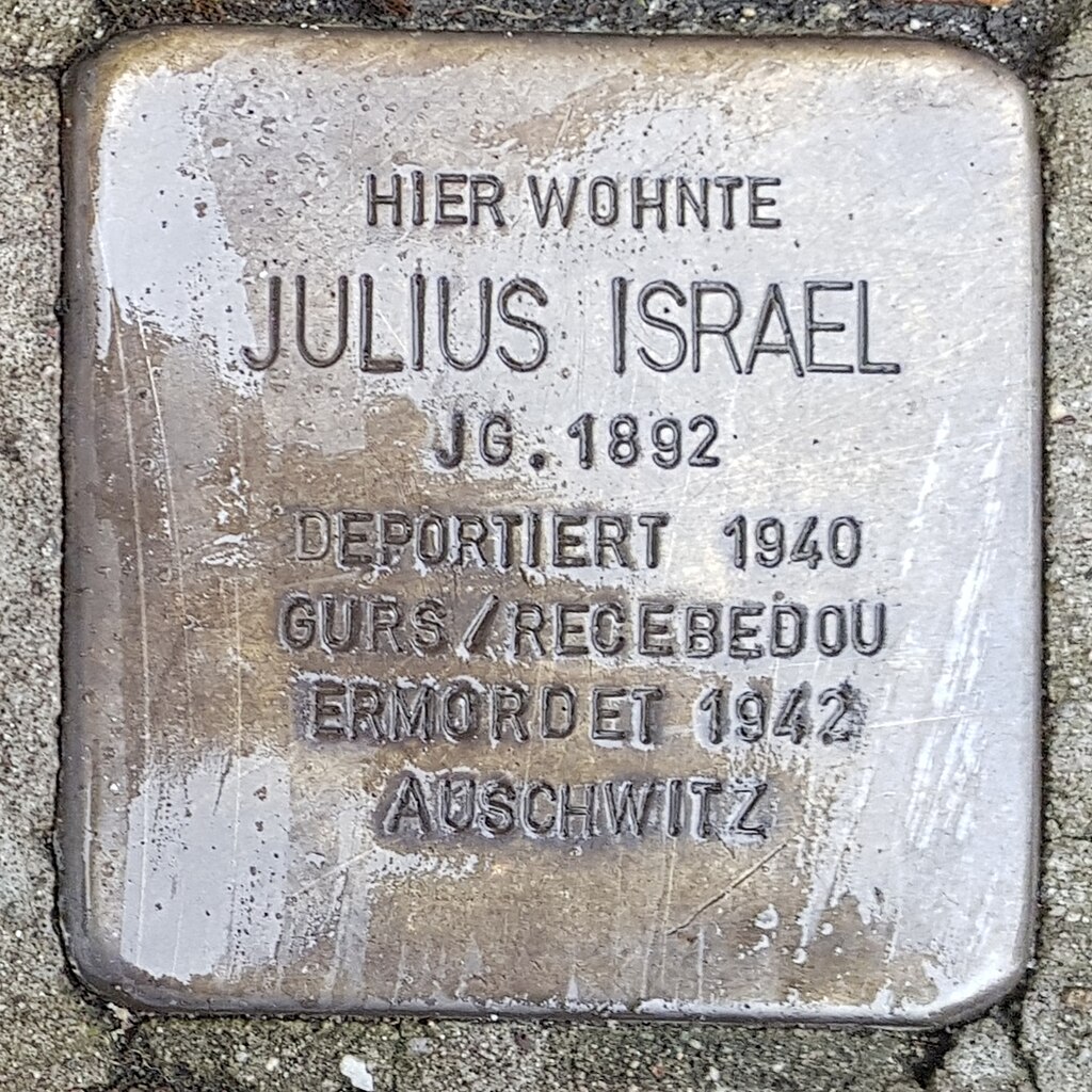 Stolperstein für Julius Israel
