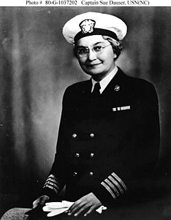 Sue S. Dauser United States Navy Nurse Corps Superintendent