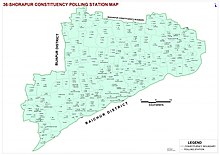 Shorapur Vidhana Sabha constituency map Surapura Assembly constituency.jpg