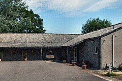 The band's remodelled studio in Chiddingfold, Surrey, known as the Farm. Abacab was the first album recorded there. The Farm recording studio 2006.jpg