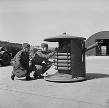 The Smith gun in the firing position. The Smith Three Inch Mobile Gun H18832.jpg