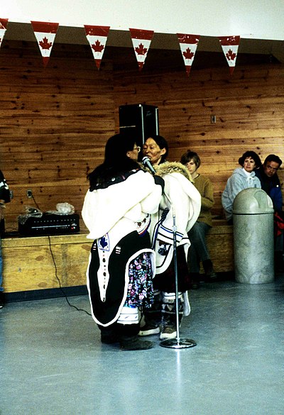 Inuit throat singing