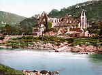 Thumbnail for File:Tintern Abbey from the ferry 1900.jpg