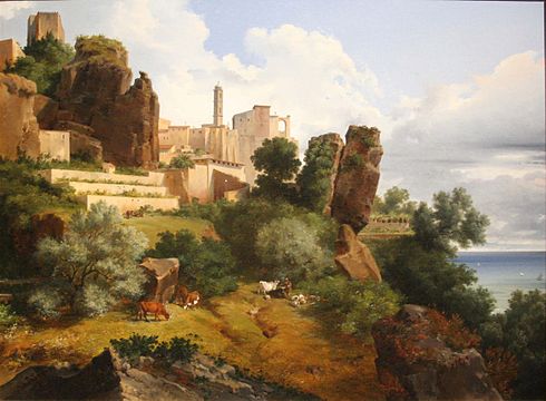 Lancelot Théodore Turpin de Crissé Utsikt fra Roccabruna