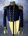 Grande tenue d'officier en 1847 conservée au Missouri History Museum.